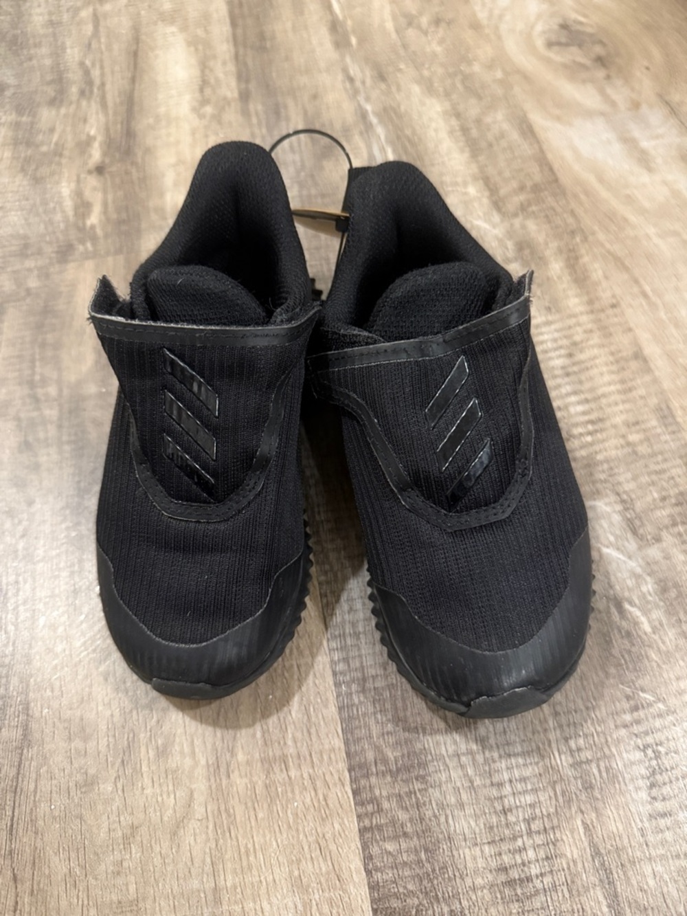 adidas Kids Black Slip-On Athletic Sneakers